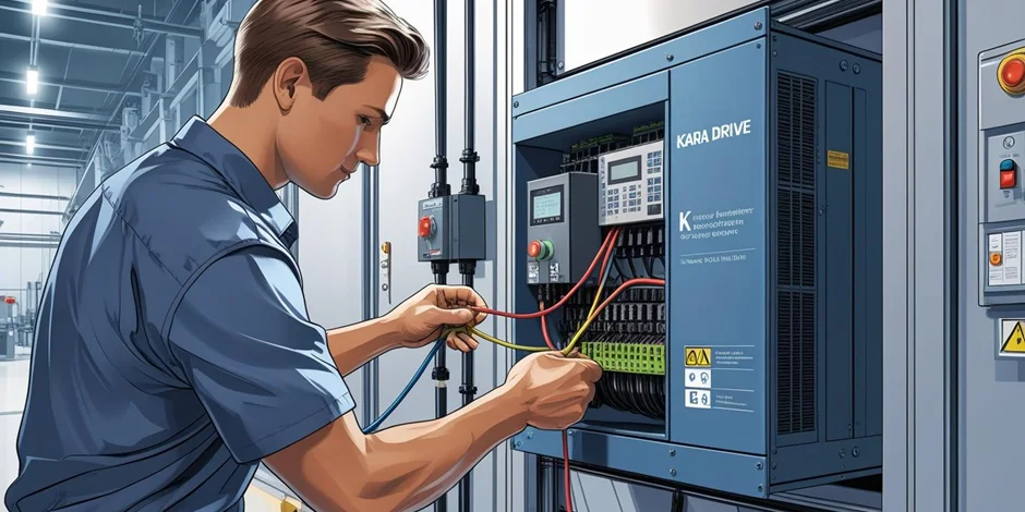 نحوه نصب و راهاندازی اینورتر کارا درایو در محیطهای صنعتی