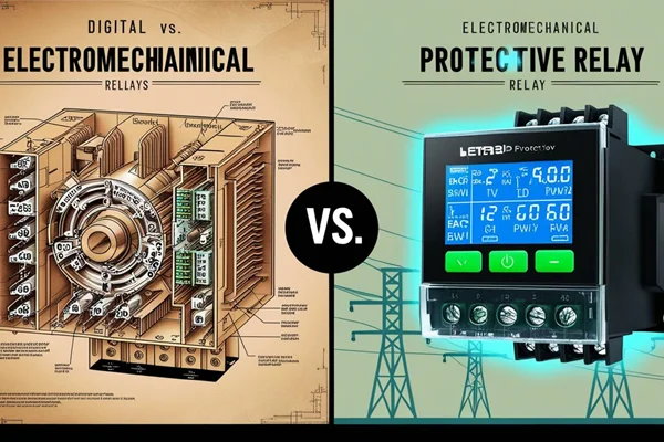 عنوان مقاله: رله حفاظتی چیست؟ مقایسه بین رلههای دیجیتال و الکترومکانیکی