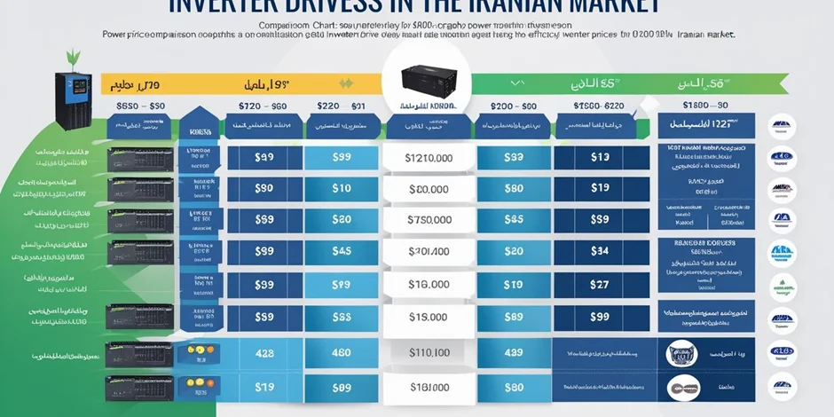 قیمت اینورتر درایو در بازار ایران؛ راهنمای مقایسه و انتخاب مدل مناسب